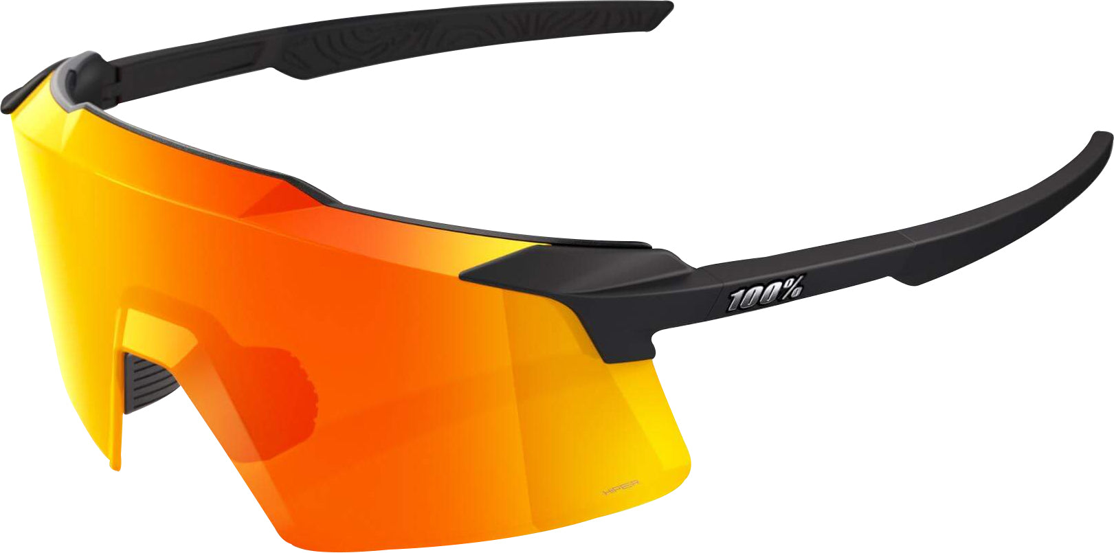 100% Aerocraft Cycling Sunglasses Soft Tact Black – Start Fitness
