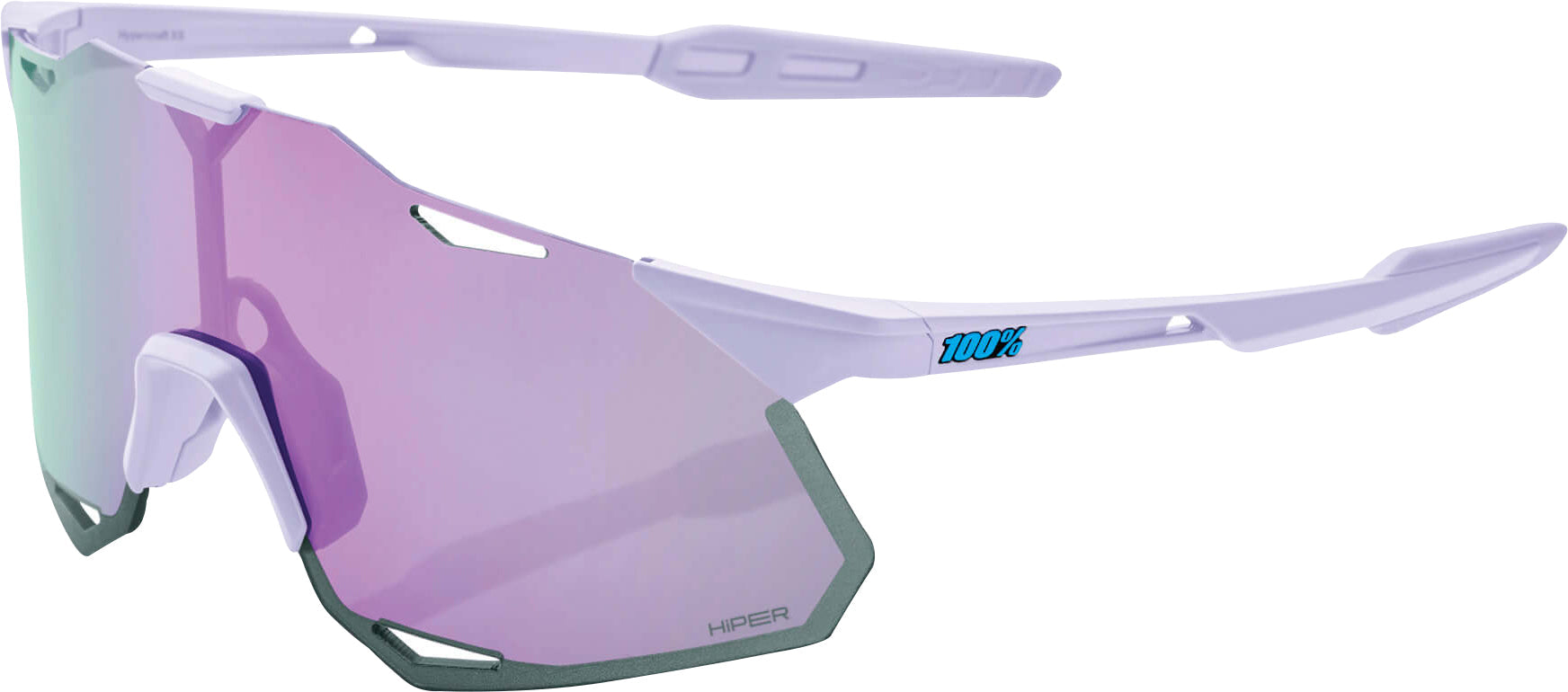 100％ HYPERCRAFT 100% Hypercraft XS Cycling Sunglasses - Soft Tact Lavender – Start
