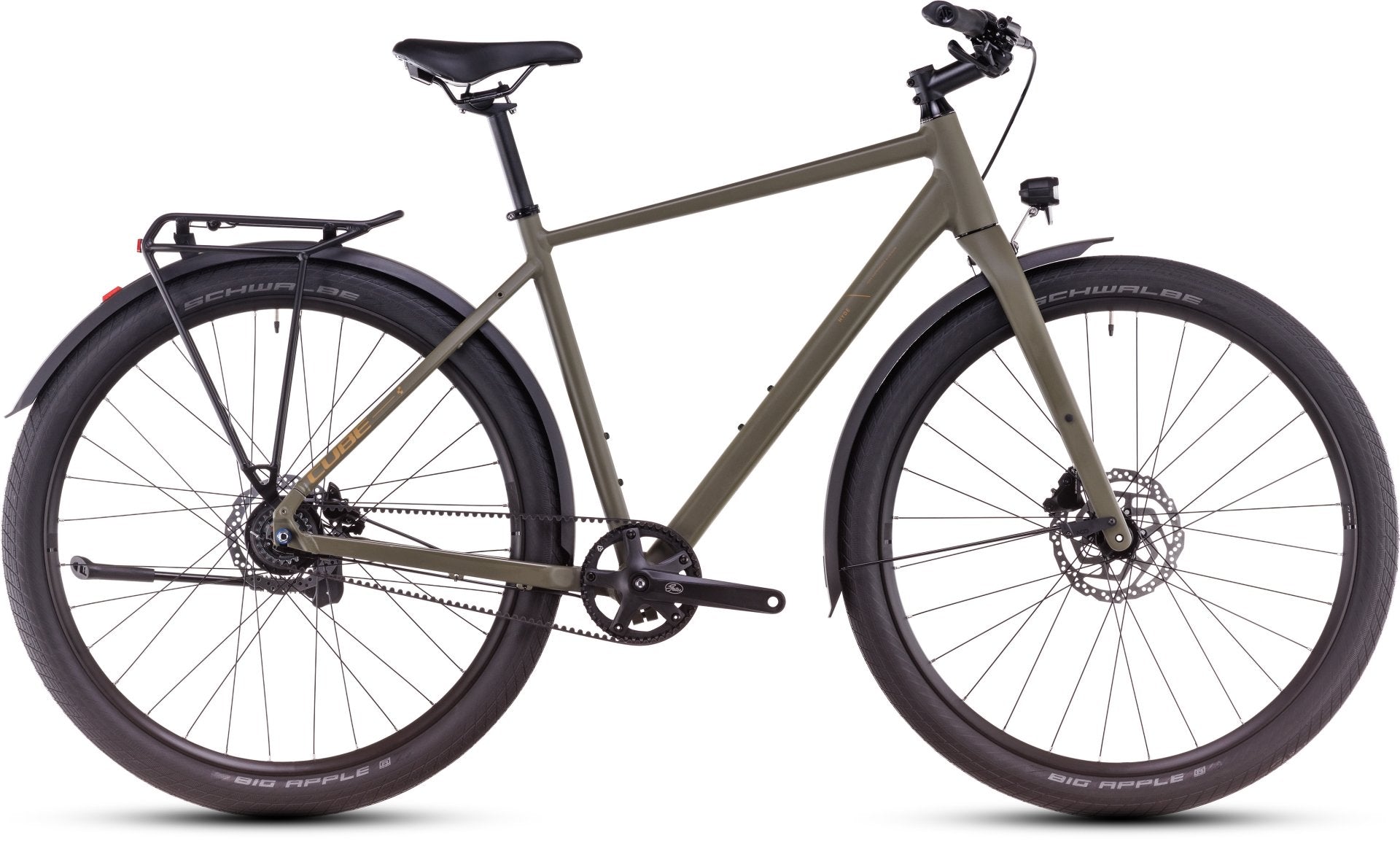 Cube Hyde Pro FE Hybrid Bike 2025 Dusty Olive – Start Fitness