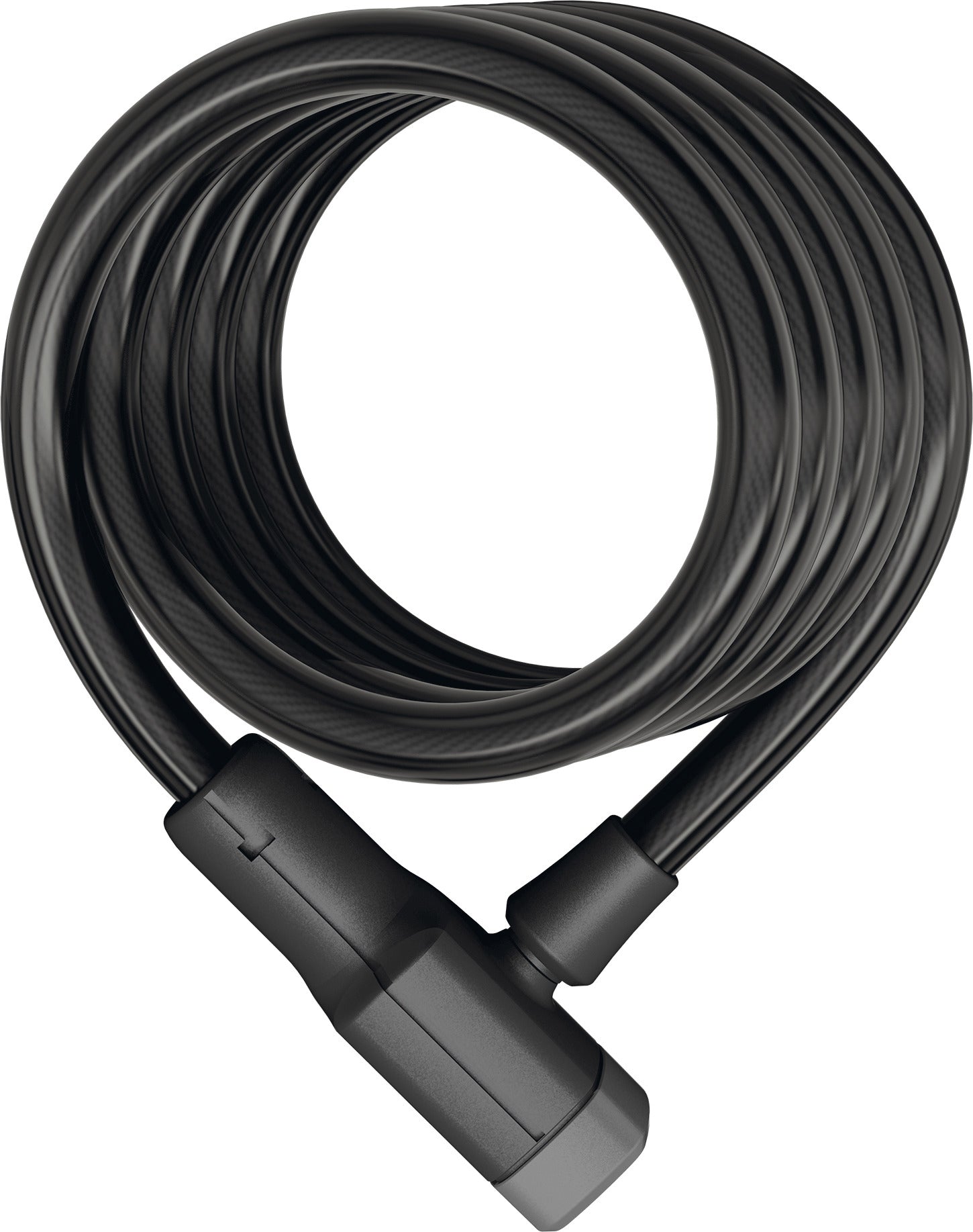 Abus Primo 5510k Key Coil 10mm x 180cm Cable Lock Black Start Fitness