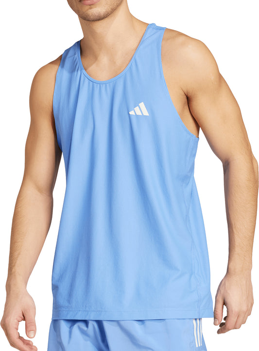 adidas Own The Run Mens Running Vest - Blue