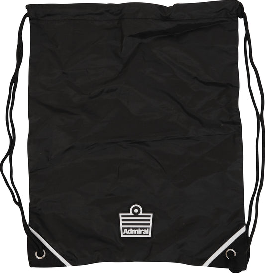 Admiral Logo Gym Sack - Black