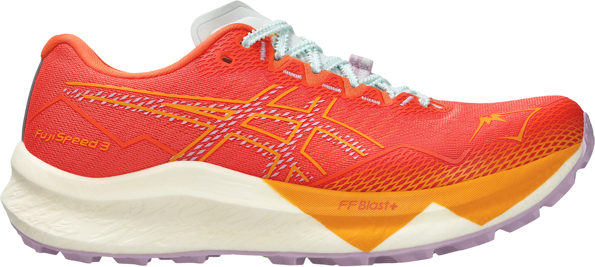Asics FujiSpeed 3 Womens Trail Running Shoes - Orange – Start Fitness
