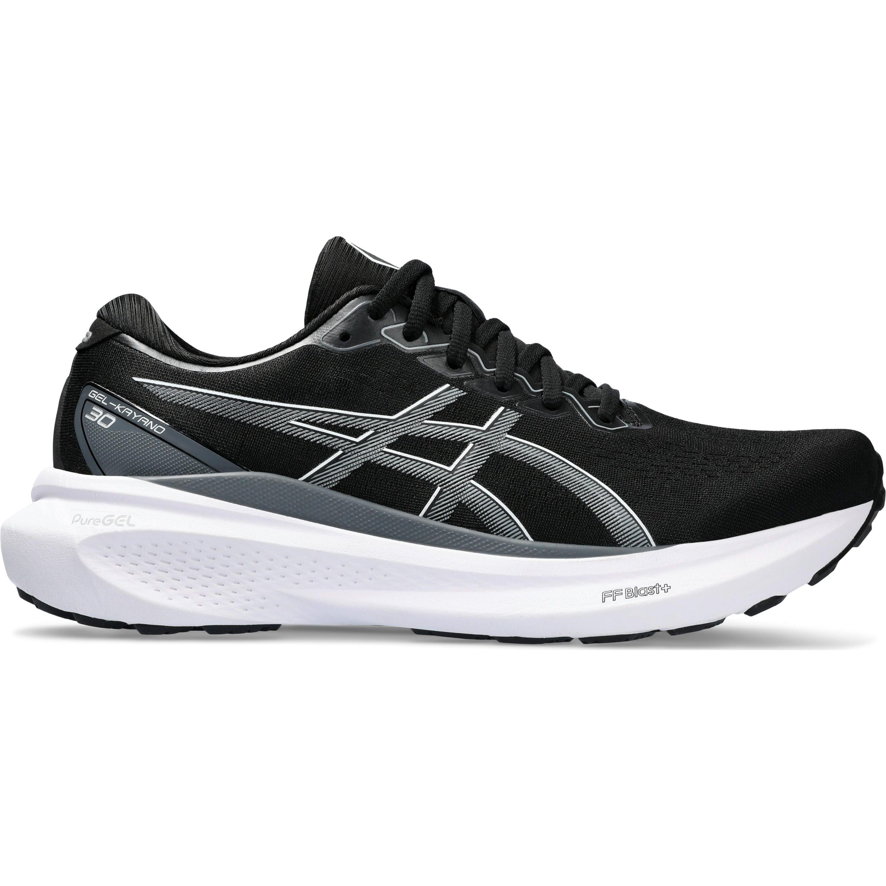 Asics Gel Kayano 30 WIDE FIT (2E) Mens Running Shoes Black – Start Fitness