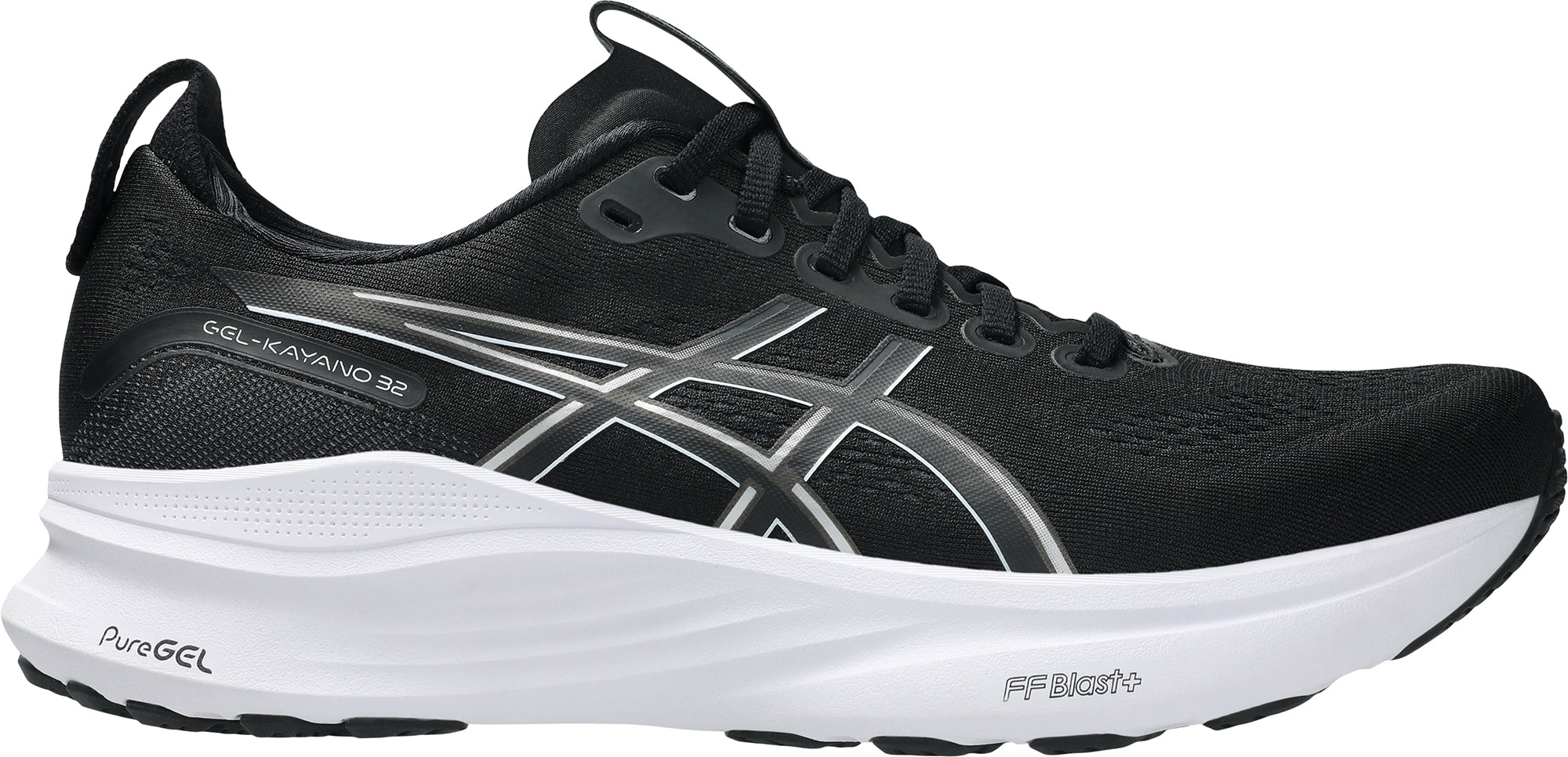 Asics Gel Kayano 32 EXTRA WIDE (4E) Mens Running Shoes - Black