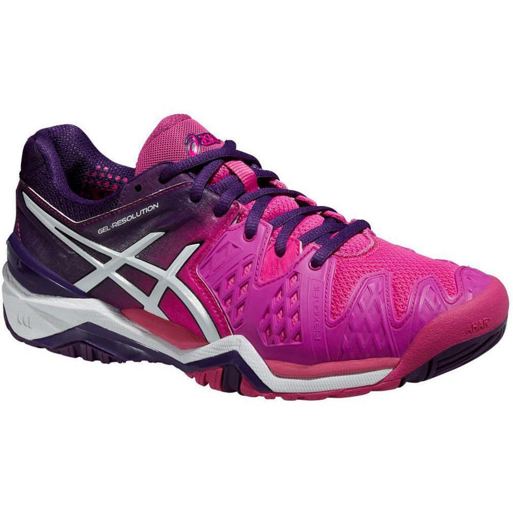 Asics Gel Resolution 6 Clay Womens Tennis Shoes - Pink – Start Fitness