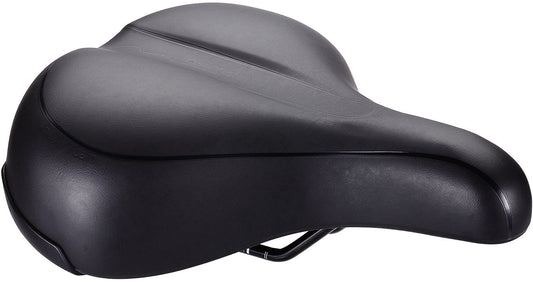 BBB Meander Upright Cycling Saddle - Black