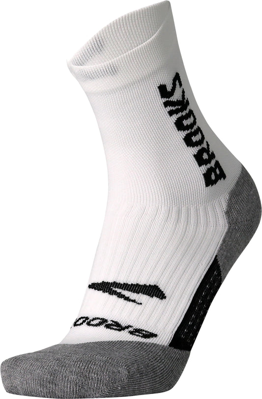 Brooks Ghost Crew Running Socks - White