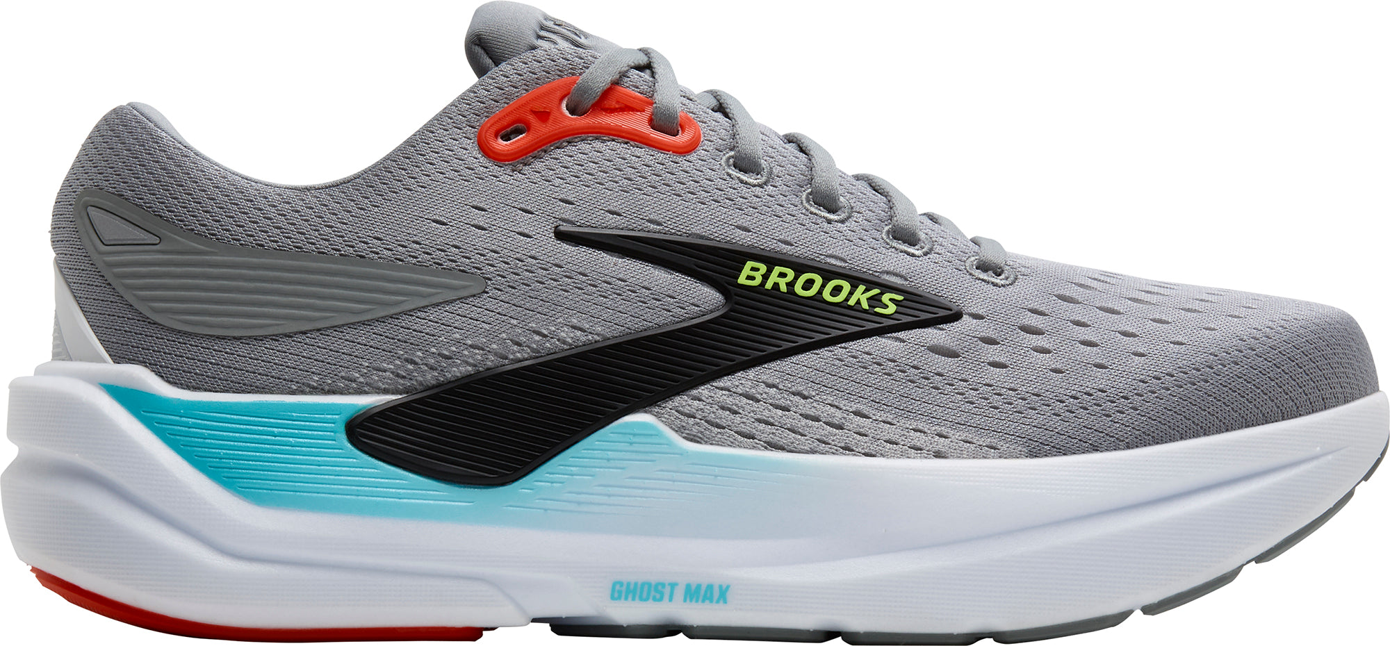Brooks Ghost Max Mens Running Shoes Grey – Start Fitness