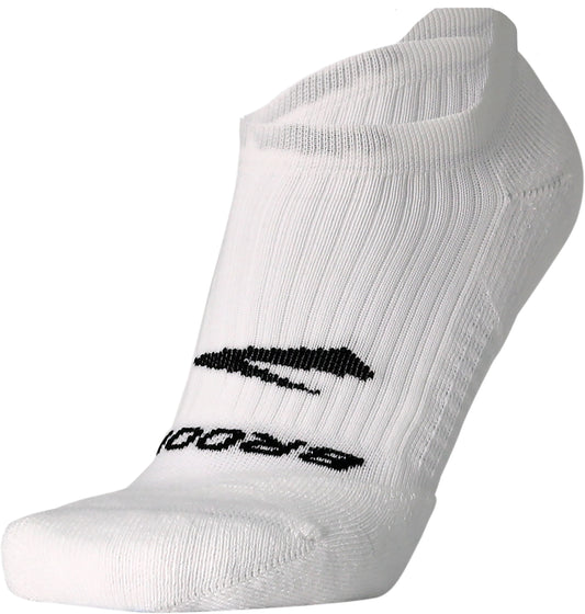 Brooks Ghost No Show Running Socks - White