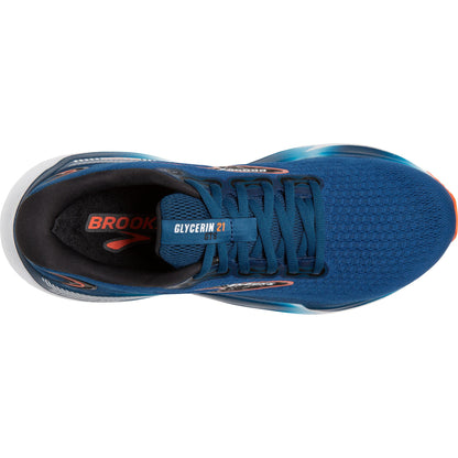 Brooks Glycerin GTS 21 Mens Running Shoes - Blue