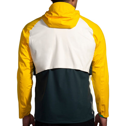 Brooks High Point Waterproof Mens Running Jacket - Yellow