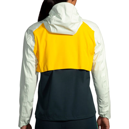 Brooks High Point Waterproof Womens Running Jacket - Yellow
