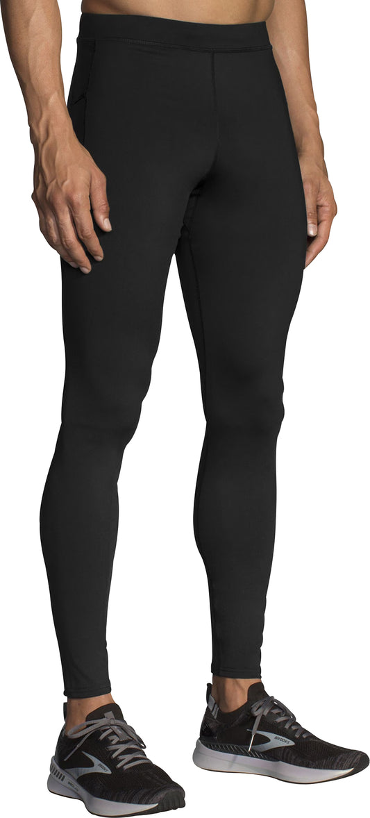 Brooks Source Mens Long Running Tights - Black