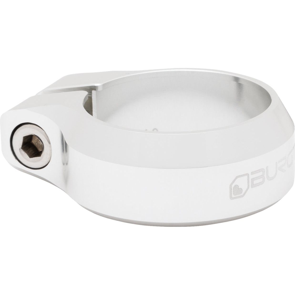 Burgtec Seat Clamp Rhodium Silver