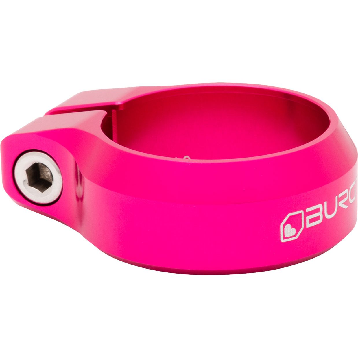 Burgtec Seat Clamp Toxic Barbie Pink