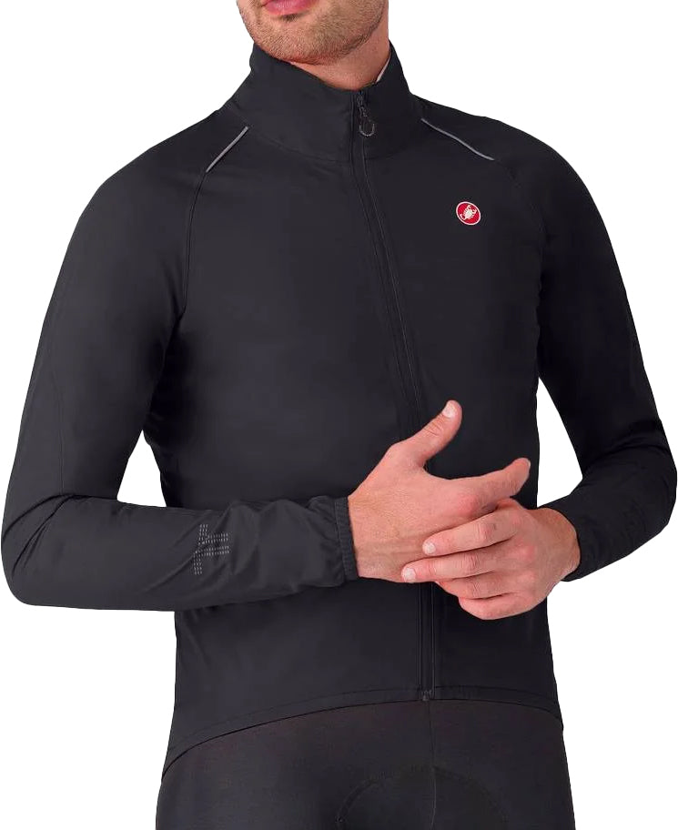 Castelli Emergency Rain Mens Cycling Jacket Black – Start Fitness