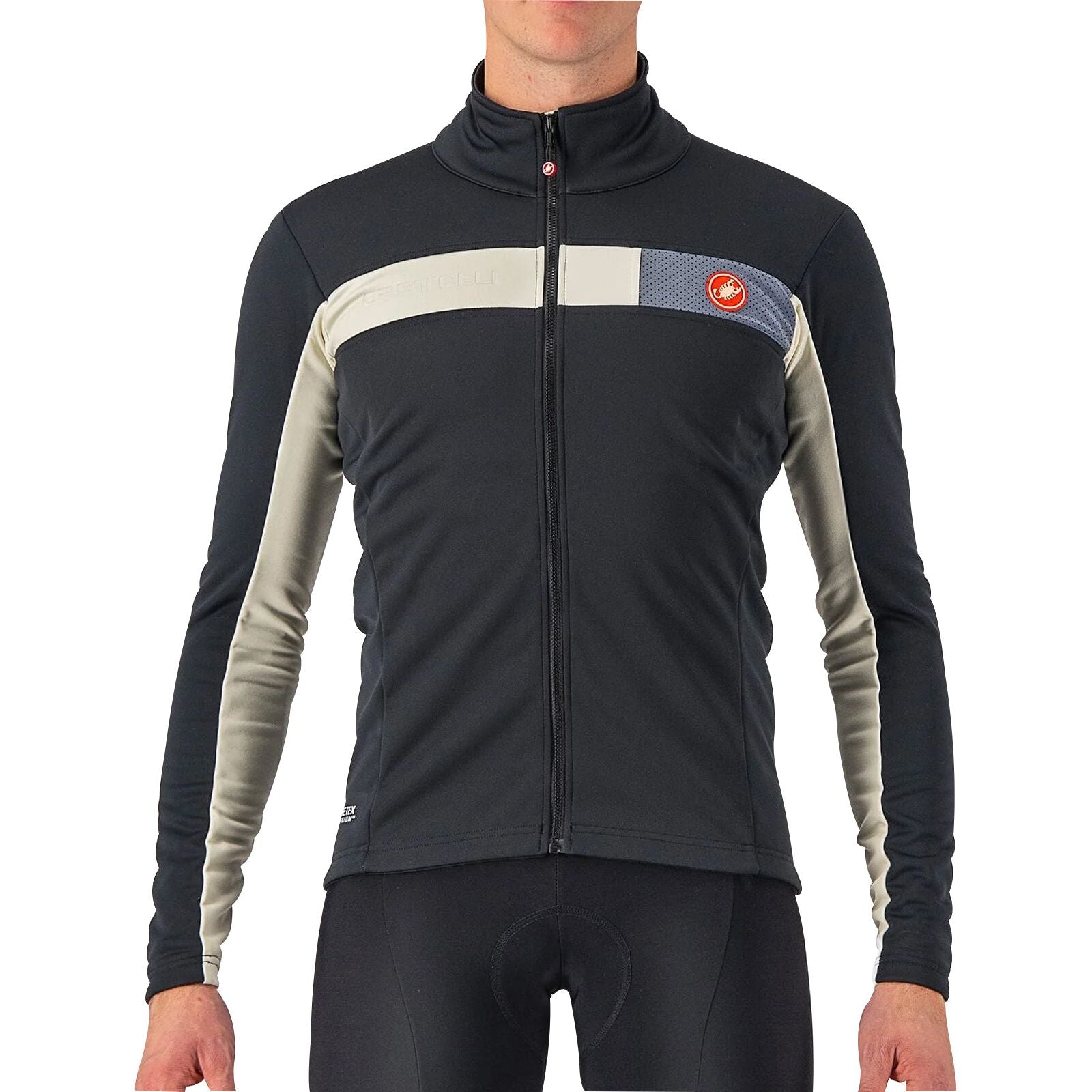 Castelli Mortirolo 6S Mens Cycling Jacket - Black – Start Castelli Mortirolo 6S Mens Cycling Jacket - Black – Start
