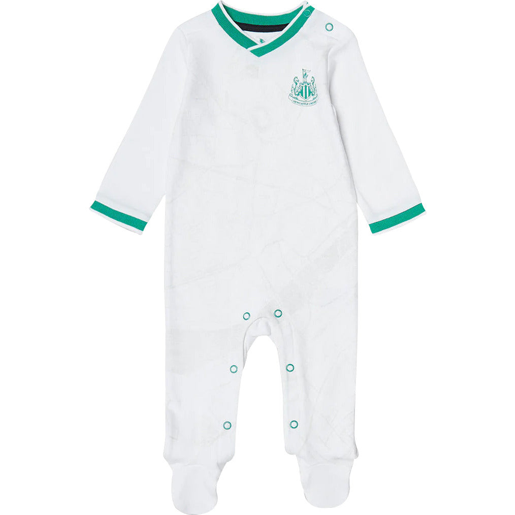 Baby Sleepsuit Nufc Baby Clothes Newcastle Born To Support Baby