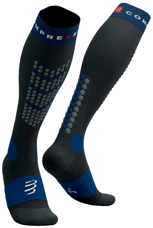 Compressport Alpine Ski Full Socks - Black