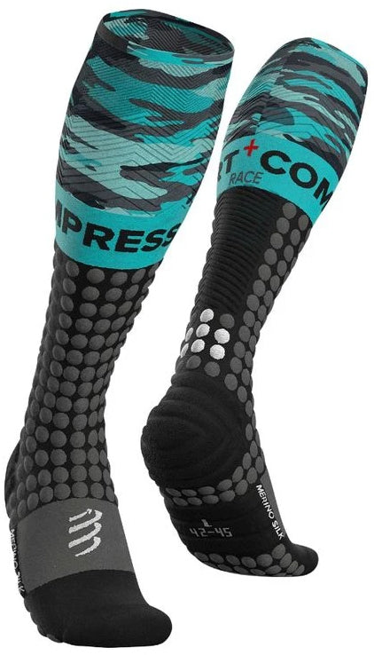 Compressport Alpine Ski Racing Full Socks - Black
