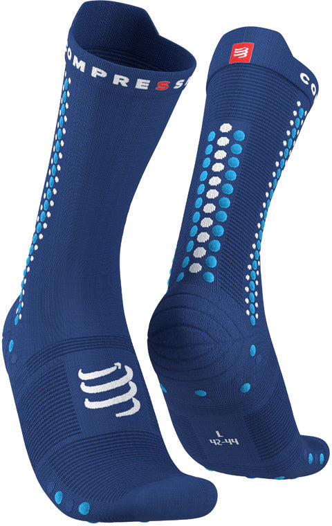 Compressport Pro Racing V4 Cycling Socks - Blue