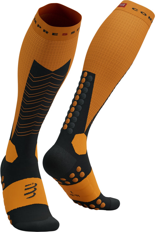 Compressport Ski Mountaineering Full Socks - Orange