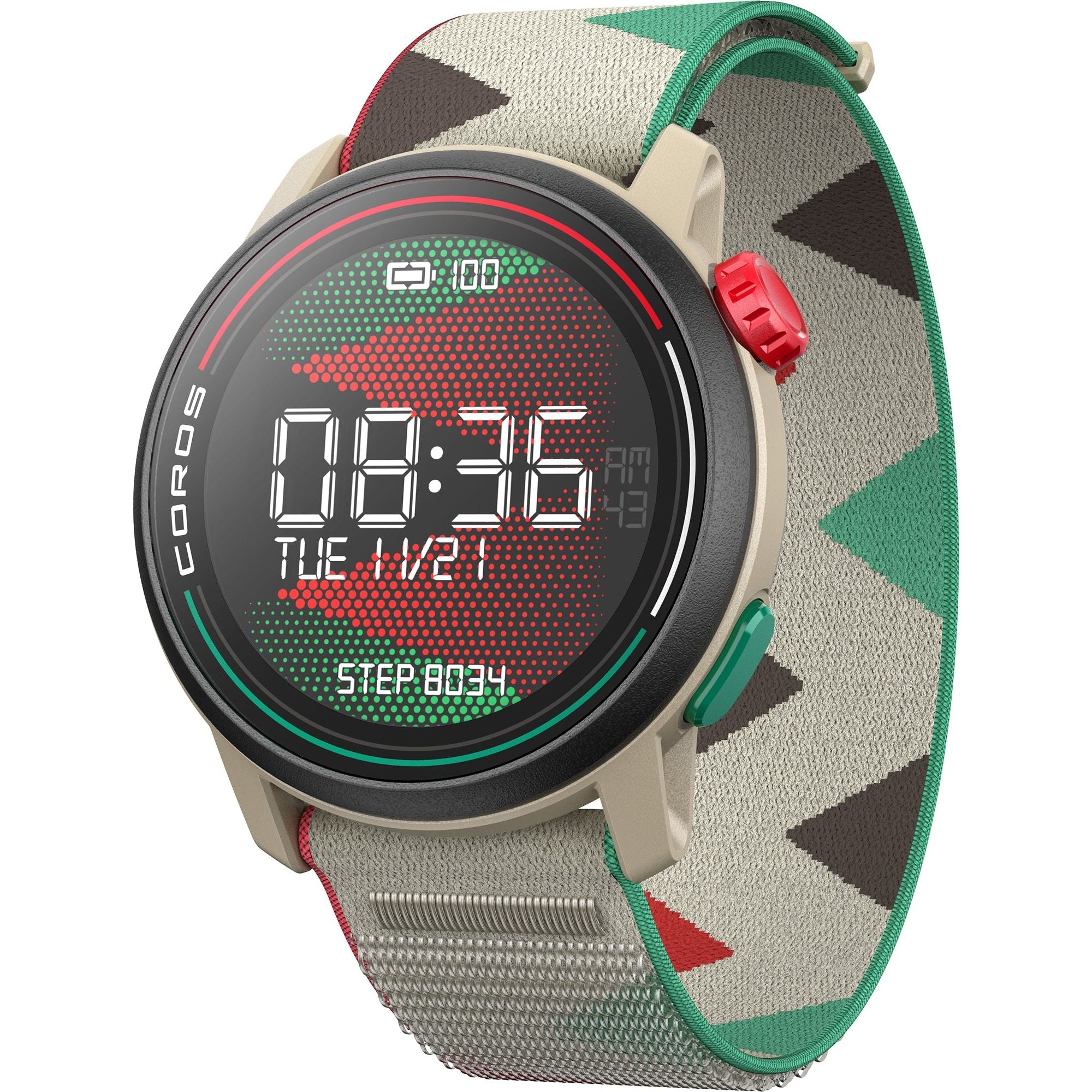 Coros PACE 3 GPS Watch Black Nylon Strap - Centurion Running Ltd