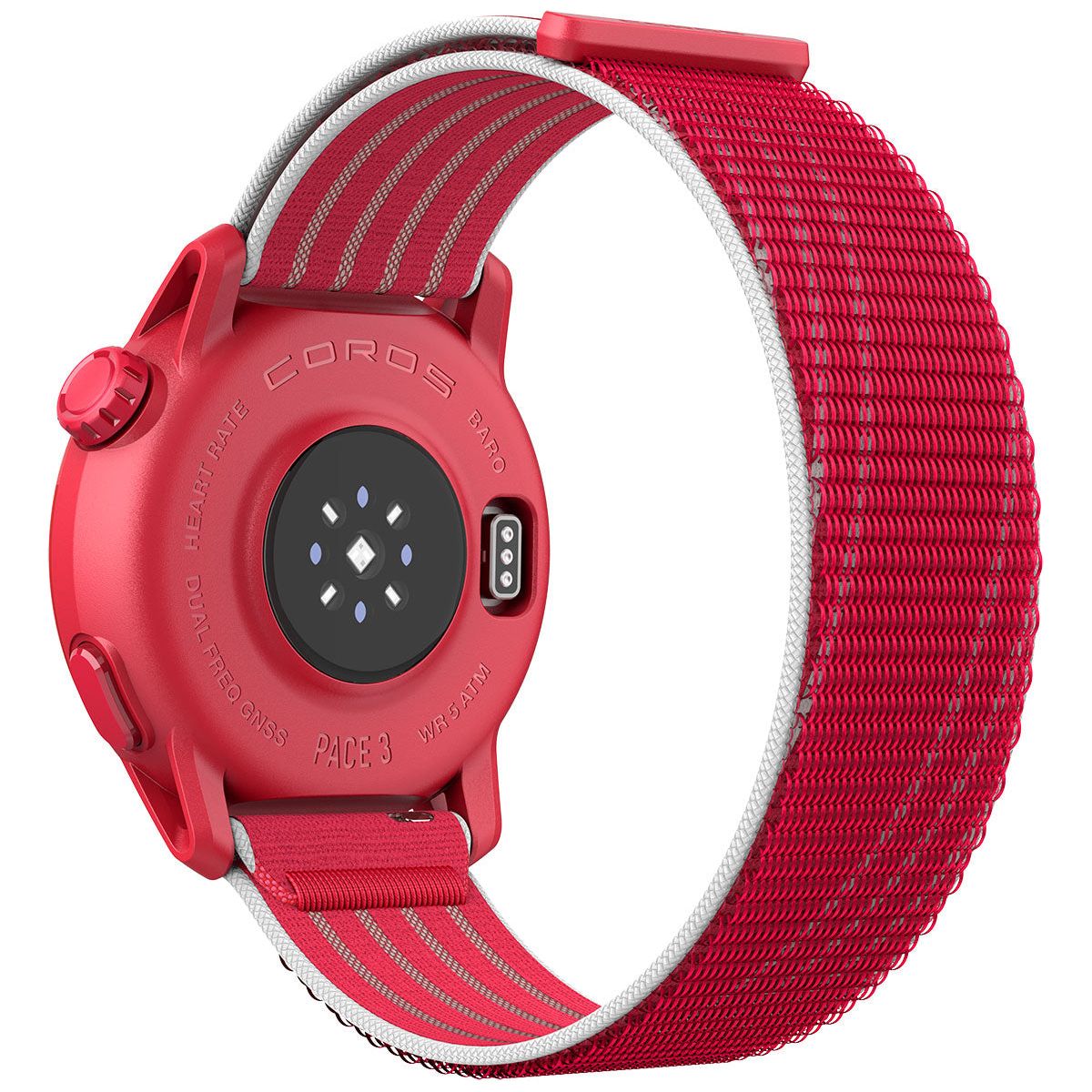 Coros Pace Premium Gps Watch Wpace3 Trk Back View