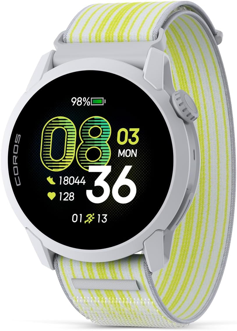 COROS PACE 4 Nylon Strap GPS Sport Watch - White – Start Fitness
