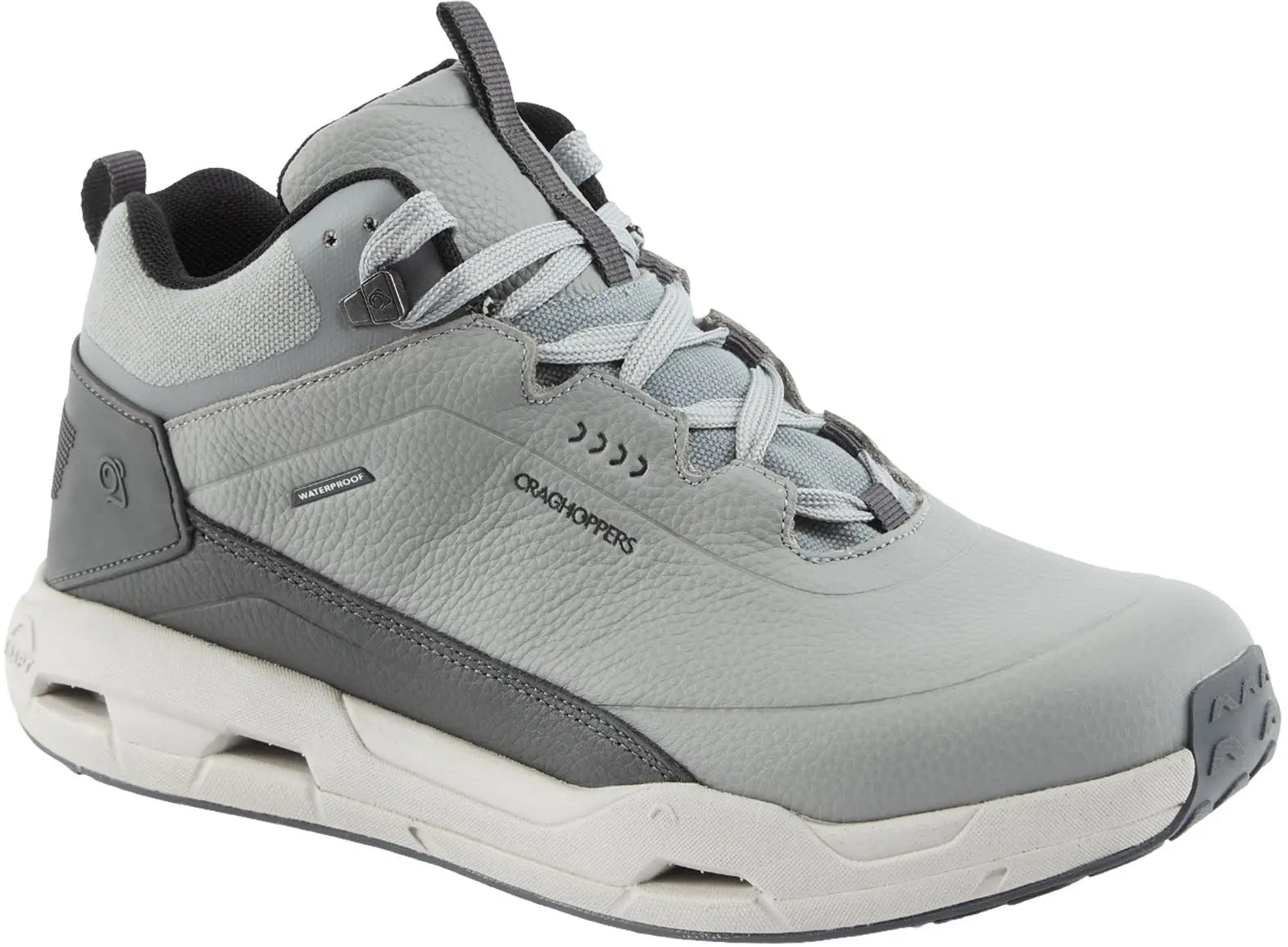 Craghoppers Adflex Eco Waterproof Mens Walking Boots - Grey (Brown Tan £31.50) - Free