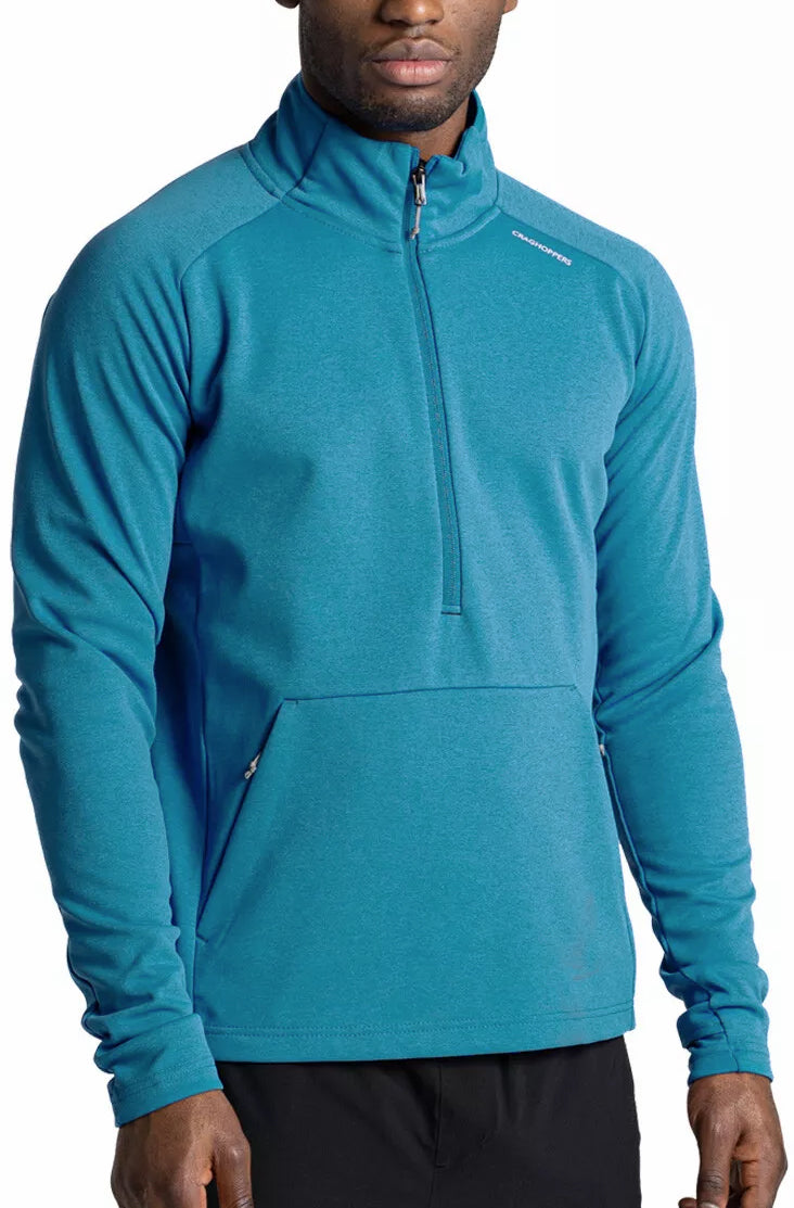 Craghoppers Dynamic Pro Half Zip Mens Fleece Top Blue – Start