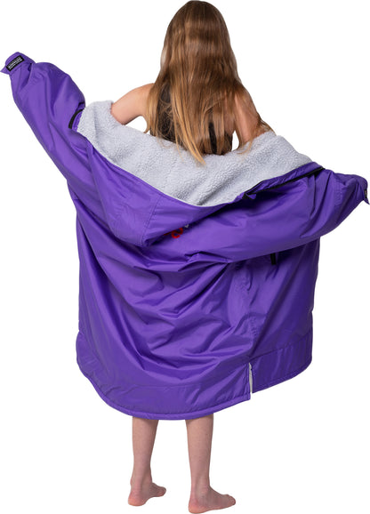 Dryrobe Advance Long Sleeve Junior Changing Robe - Purple