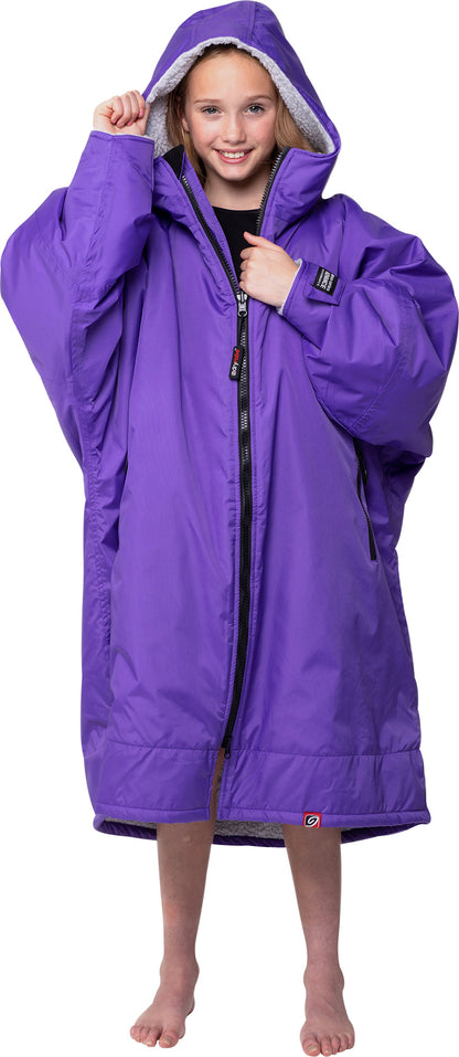 Dryrobe Advance Long Sleeve Junior Changing Robe - Purple