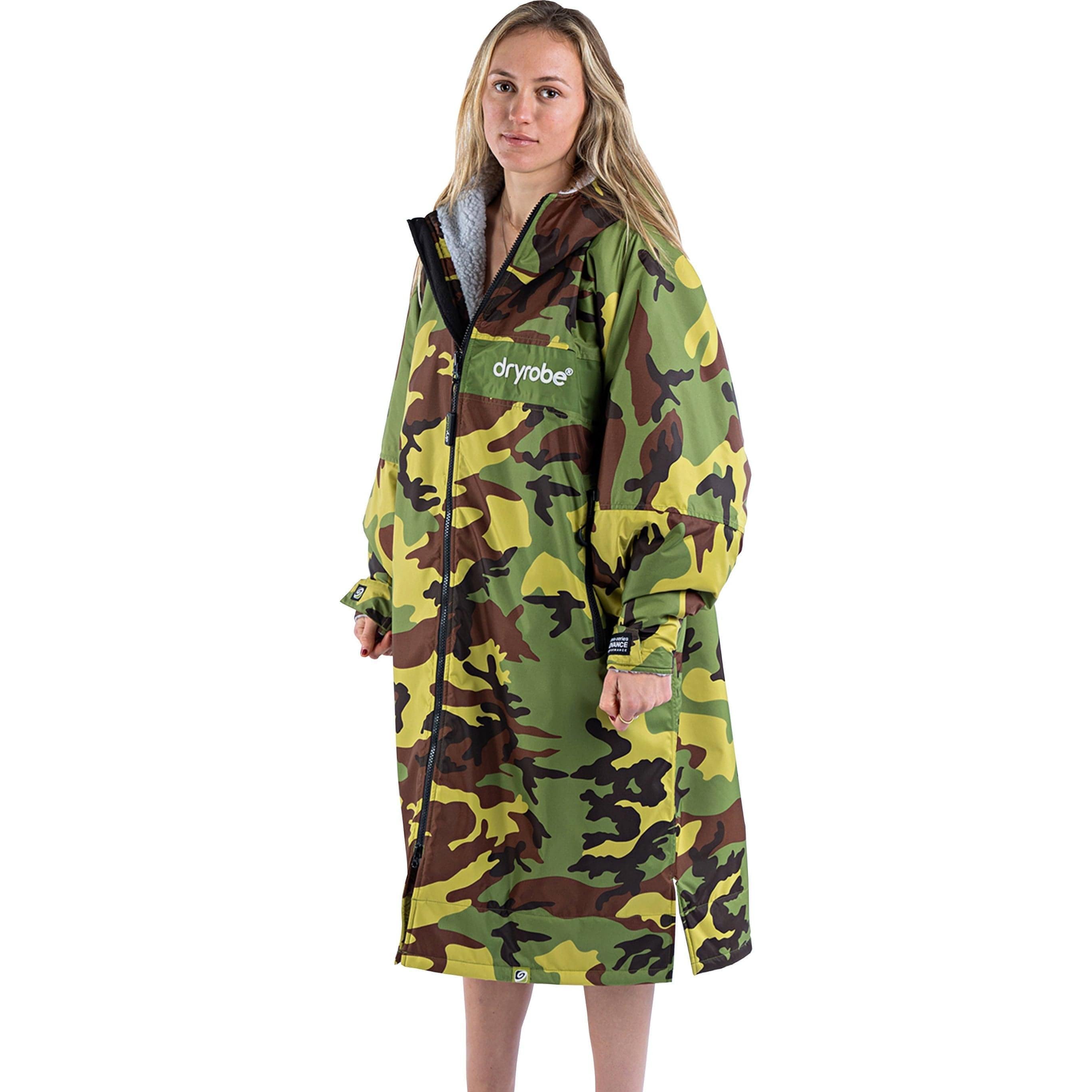 Dryrobe Advance Remix Long Sleeve Changing Robe Camo Start Fitness