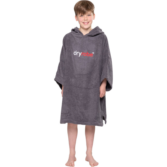 Dryrobe Organic Towel Junior Changing Robe - Grey