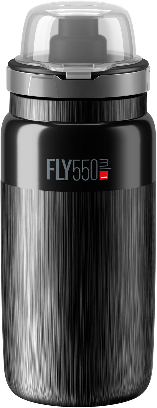 Elite Fly Tex MTB 550ml Cycling Water Bottle - Black