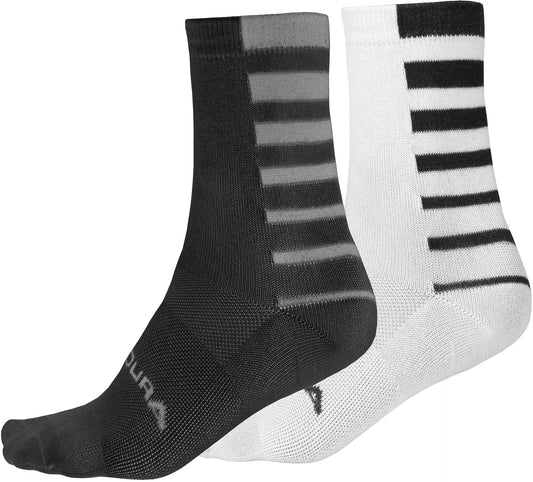 Endura Coolmax Stripe (2 Pack) Cycling Socks - Multi