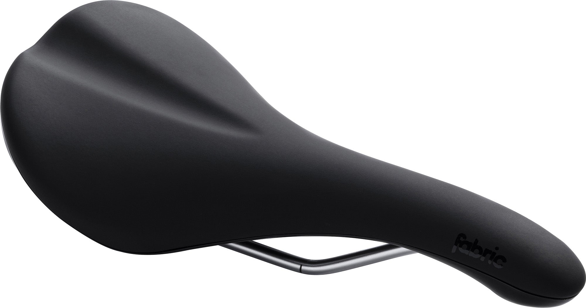 Fabric Saddle 142mm (Shallow) Fabric Scoop Cr-Mo Rail Road Saddle