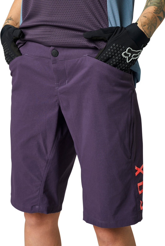 Fox Ranger Womens Cycling Shorts - Purple