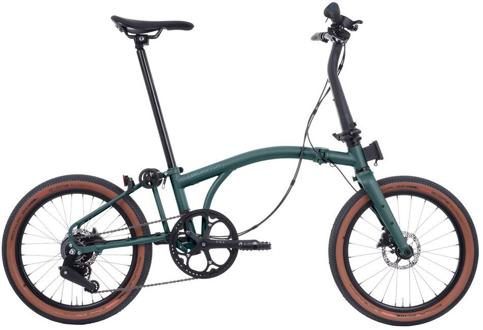 Brompton G Line 8-Speed Large Folding Bike Forest Green – Start