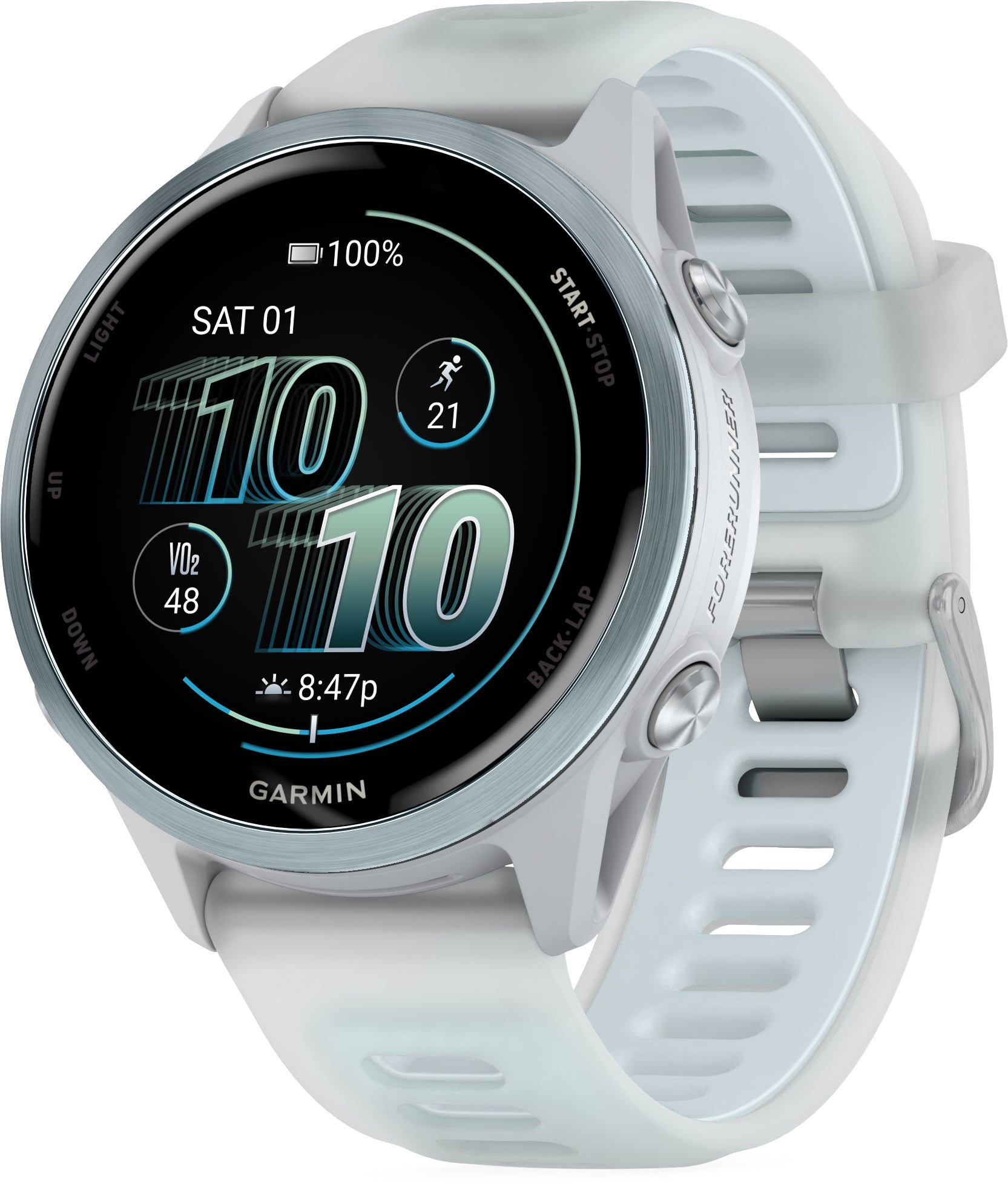 Garmin Forerunner 570 42mm HRM With GPS Watch - Blue – Start Fitness