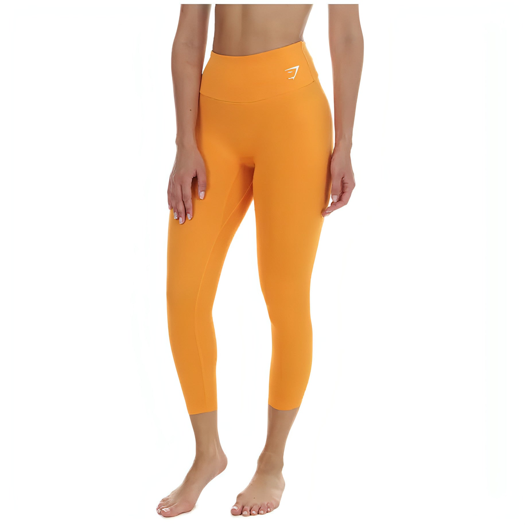 Gymshark 7/8 Womens Training Tights - Orange – Start Fitness