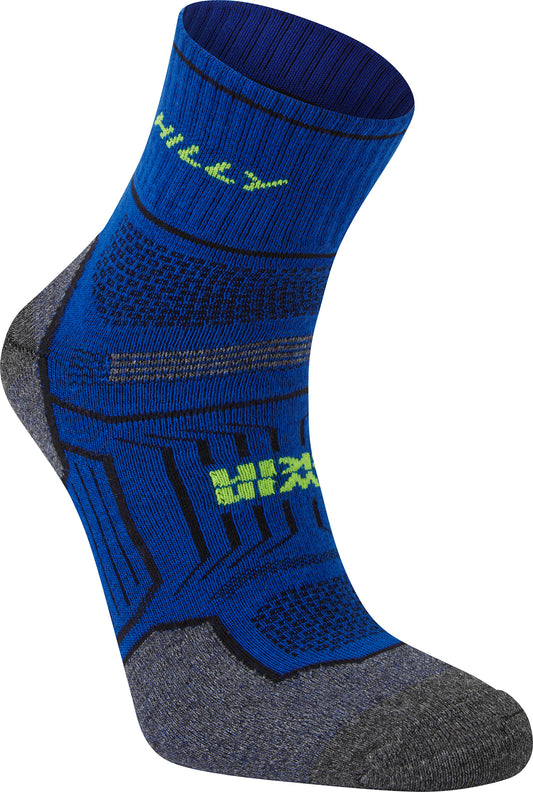 Hilly Twin Skin Anklet Running Socks - Blue