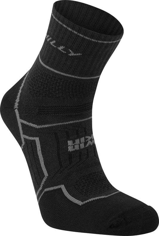 Hilly Twin Skin Anklet Running Socks - Black