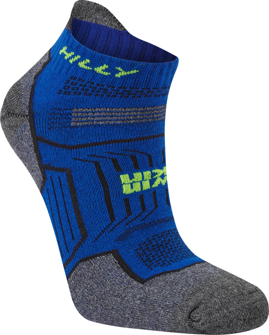 Hilly Twin Skin Socklet Running Socks - Blue