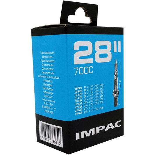 Impac 700x20-28c Presta Valve Inner Tube 60mm Valve