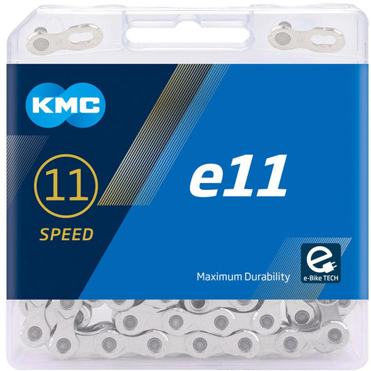 KMC E11 E-Bike 11 Speed Chain 122 Links - Silver