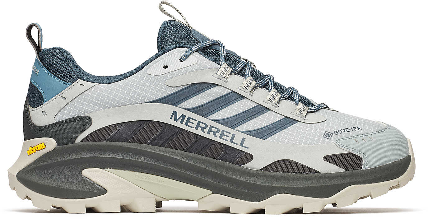 Merrell Moab Speed GORE-TEX Mens Walking Shoes Blue – Start