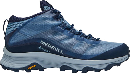 Merrell Moab Speed Mid GORE-TEX Womens Walking Boots - Navy
